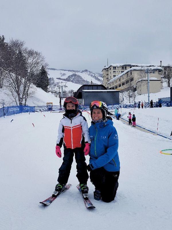 Skiing in Japan with kids
