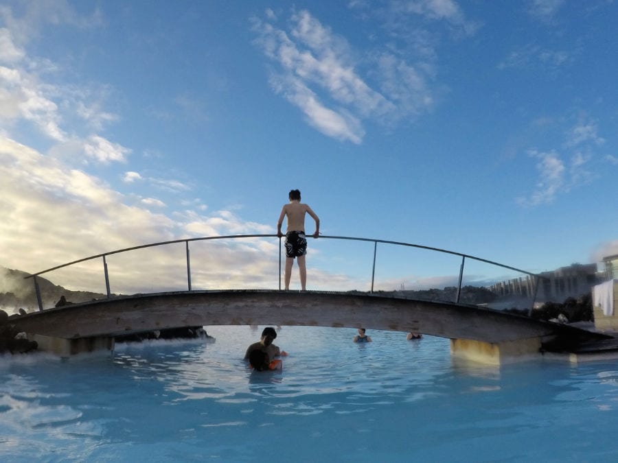 The Blue Lagoon with kids