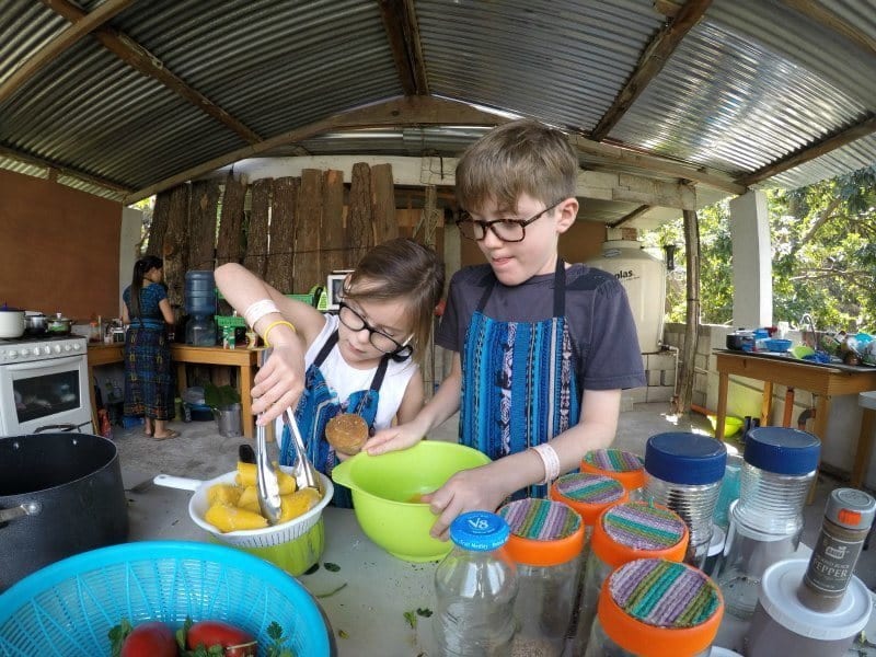 Cooking class Lake Atitlan
