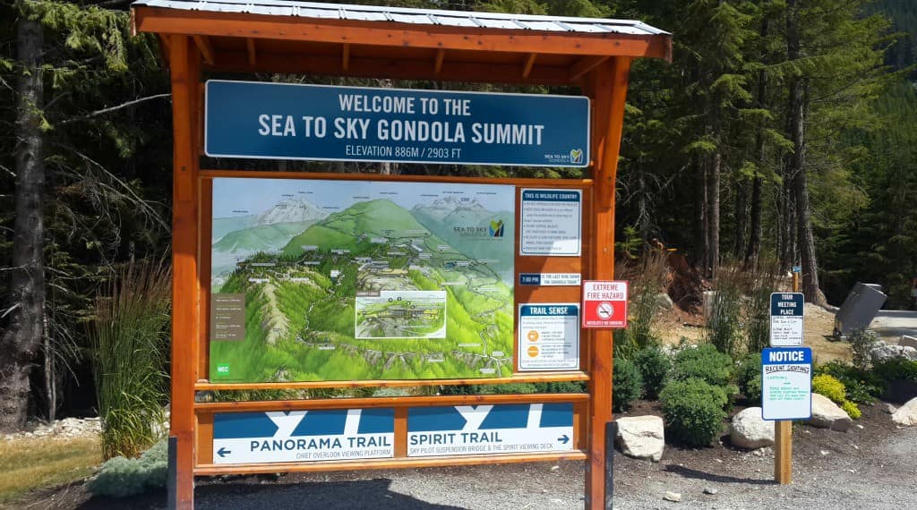 Sea to Sky Gondola Squamish Canada