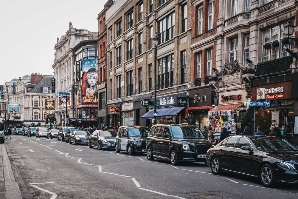 most famous streets in London