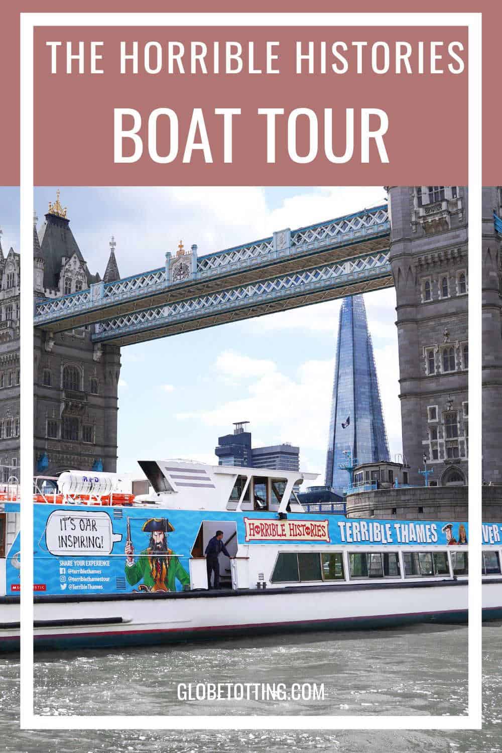 horrible history boat tours london