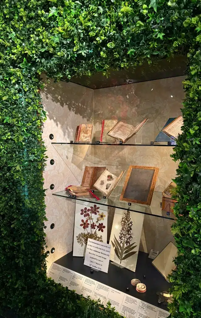 Books from Florence's childhood at The Florence Nightingale Museum, London