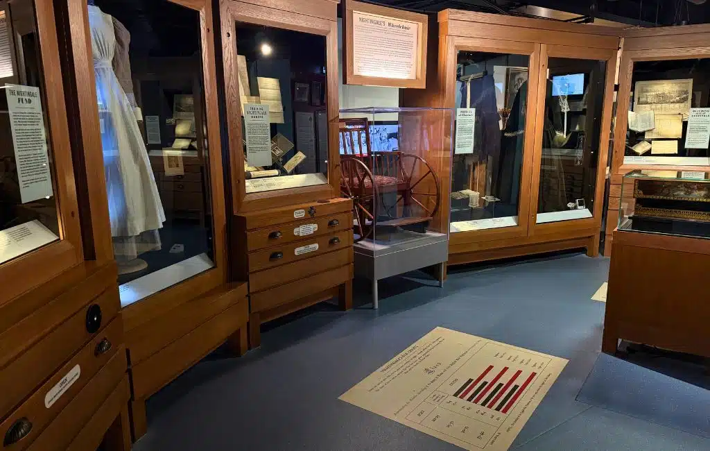 the third section of The Florence Nightingale Museum, London