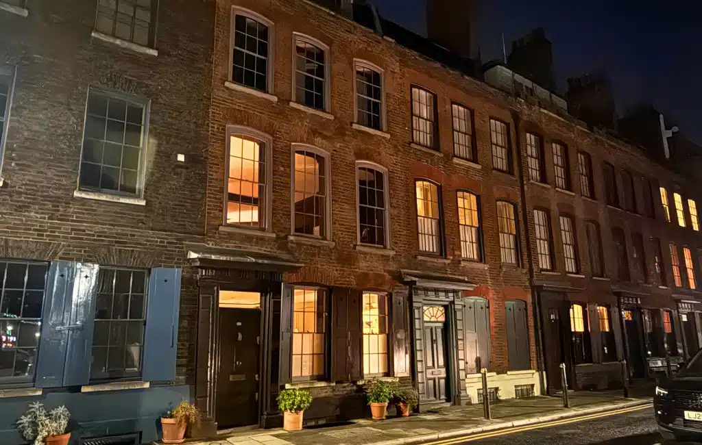 A street scene in London's Whitechapel: