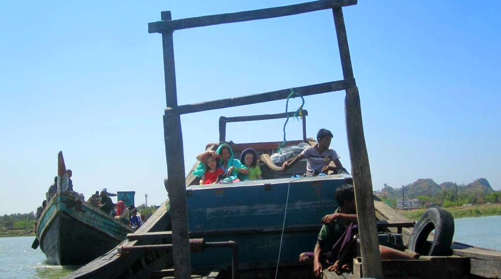 Boat from Teknaf to St Martin, Bangladesh