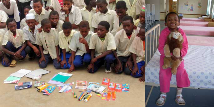 Projects in Zanzibar supported by Pack for a Purpose