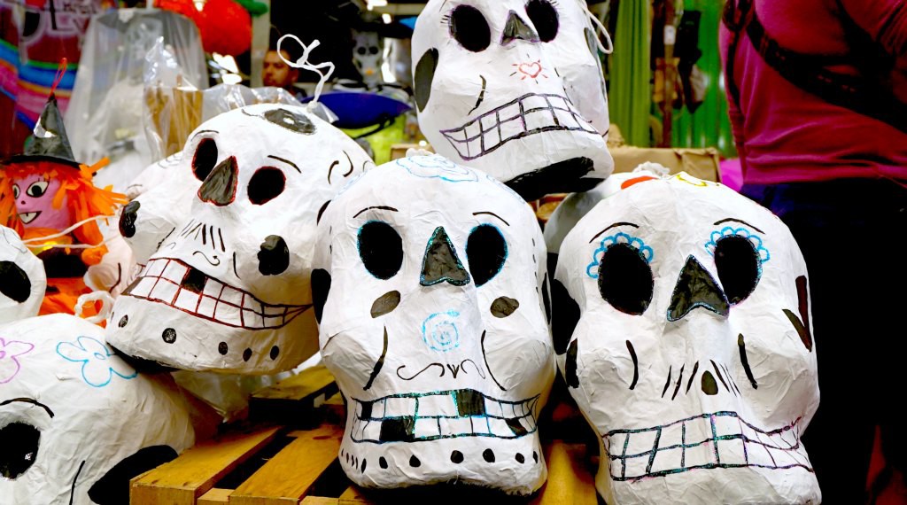 paper mache skulls