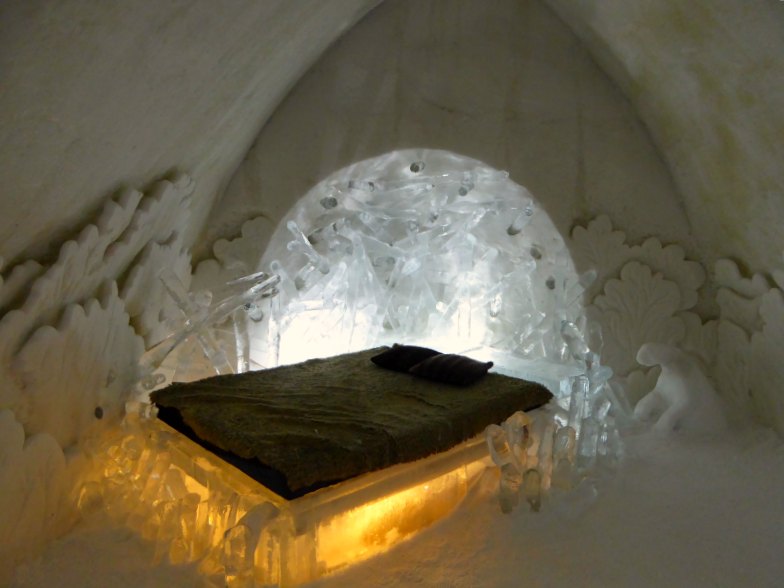 Staying at Quebec Ice Hotel